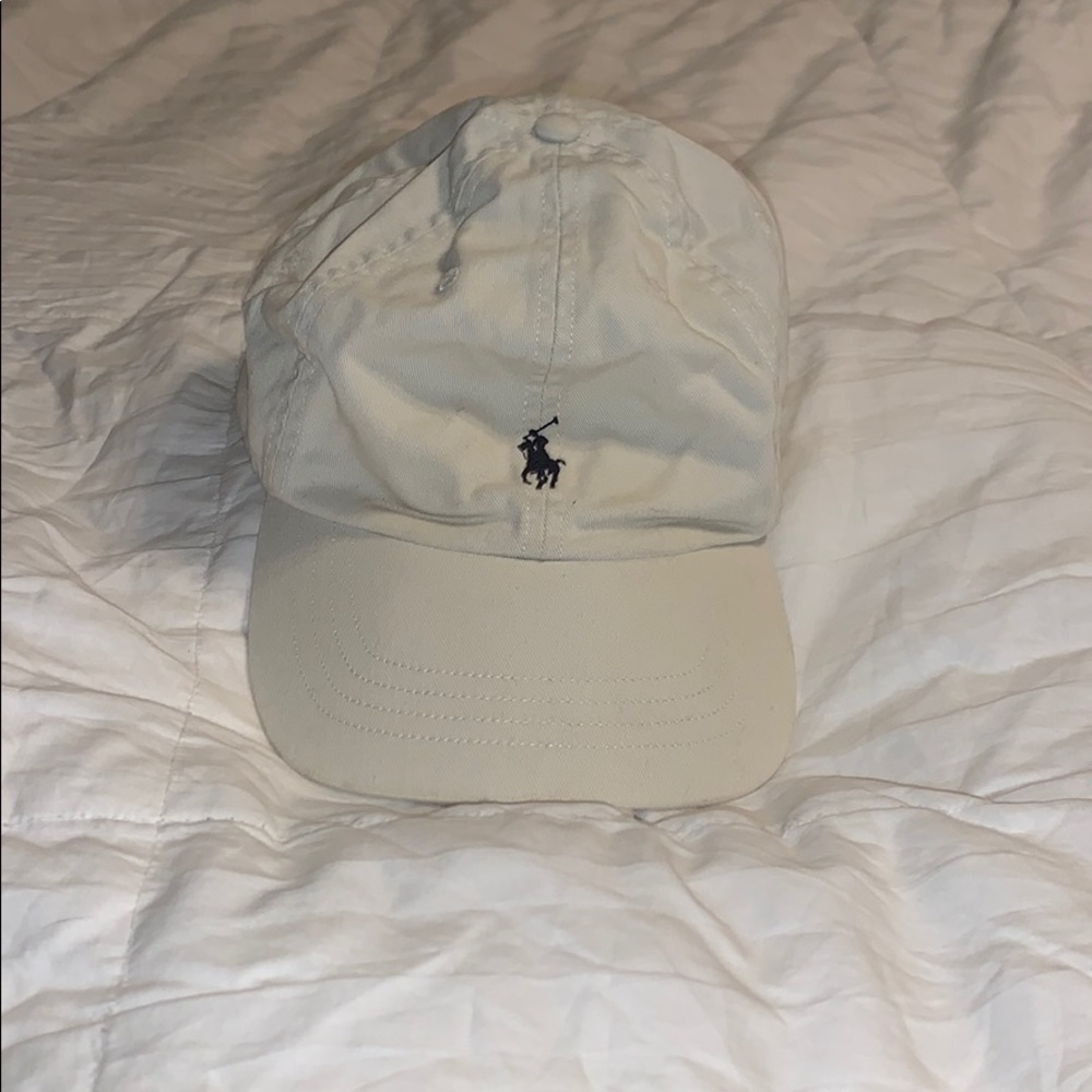 Cream Polo hat